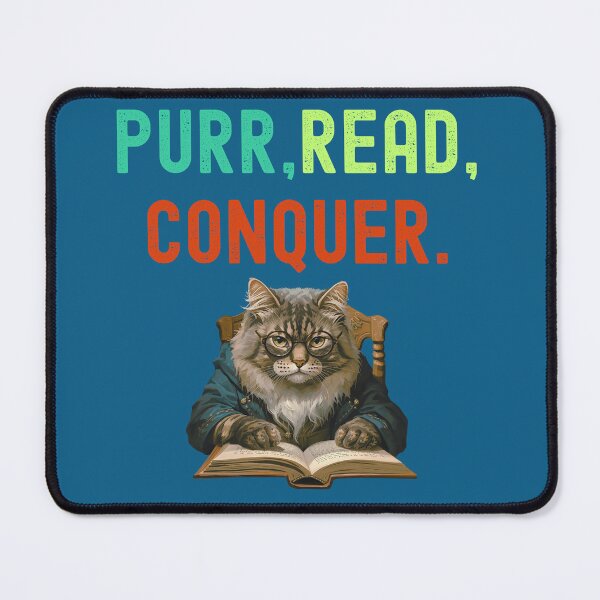 Item preview, Purr, Read, Conquer designed and sold by Lynn Williams.