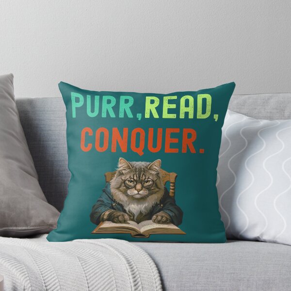 Item preview, Purr, Read, Conquer designed and sold by Lynn Williams.