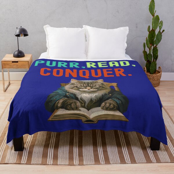Item preview, Purr, Read, Conquer designed and sold by Lynn Williams.