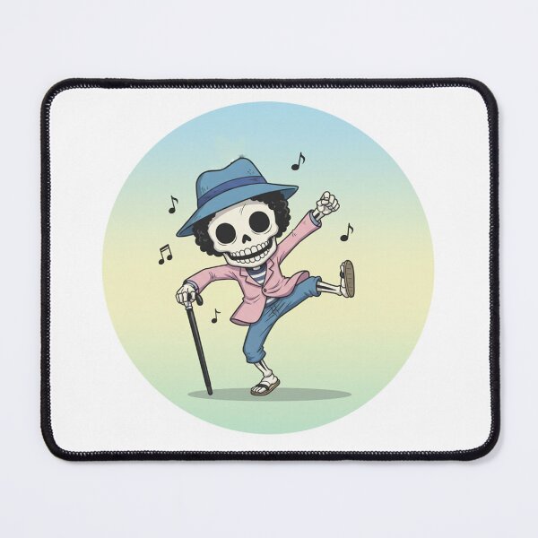 Item preview, One Piece Brook Yohohoho Dancing, Cute Chibi One Piece Anime Art designed and sold by UMI BLOOM.