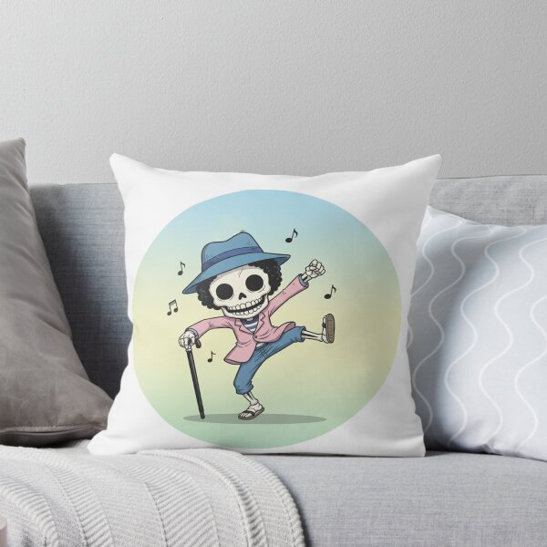 Item preview, One Piece Brook Yohohoho Dancing, Cute Chibi One Piece Anime Art designed and sold by UMI BLOOM.