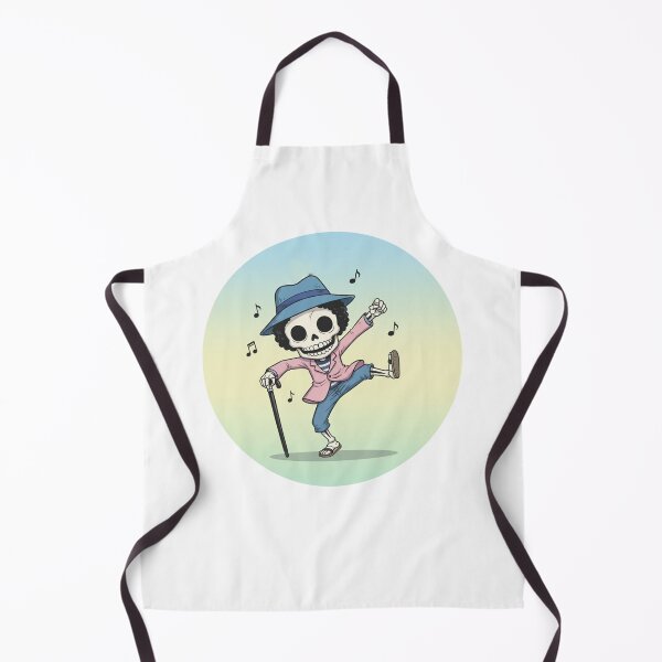 Item preview, One Piece Brook Yohohoho Dancing, Cute Chibi One Piece Anime Art designed and sold by UMI BLOOM.