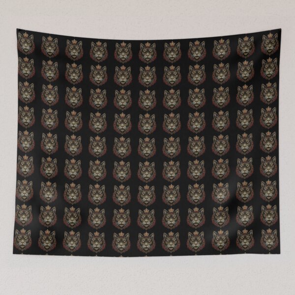 Item preview, Royal Lion King – Crowned Majesty Fantasy Art designed and sold by GuffyGlowVault.