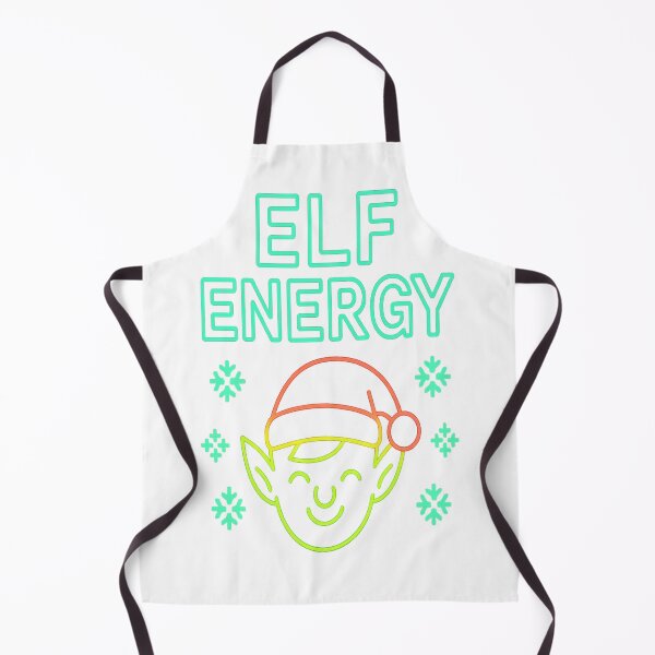 Item preview, Elf Energy - Neon Christmas Spirit Design designed and sold by FitButFunny.