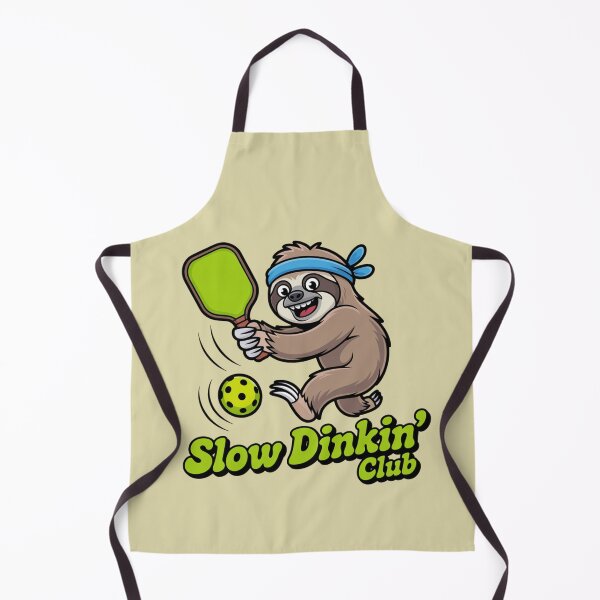 Item preview, Action Sloth Pickleball Player Slow Dinkin' Club designed and sold by Mr-wow.