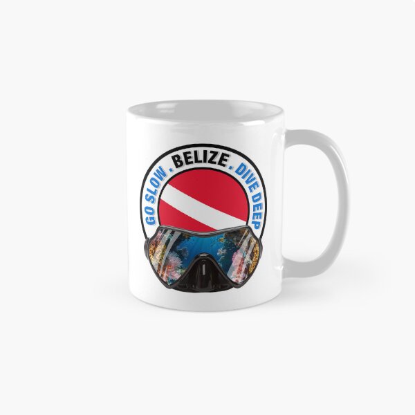Item preview, Belize Go Slow Dive Deep designed and sold by BADNIS designs.