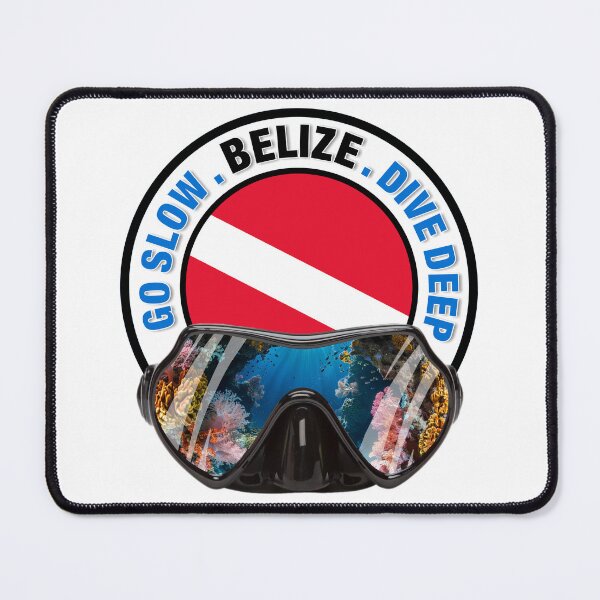 Item preview, Belize Go Slow Dive Deep designed and sold by BADNIS designs.