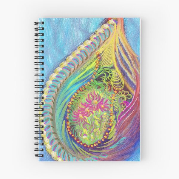 Item preview, Abstract Shell Vivid Digital Painting | Bio-Organic Psychedelic Multicolored Art designed and sold by Keltoi-art.