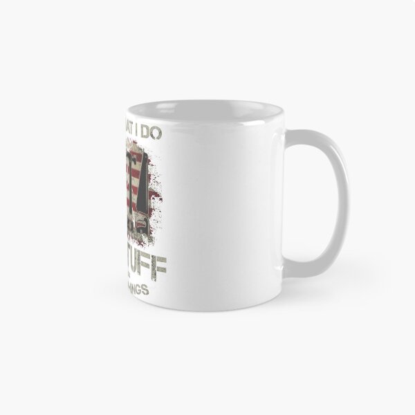 Item preview, What I Do: I Fix Stuff and I Know Things – Handyman Quote designed and sold by TextMood.