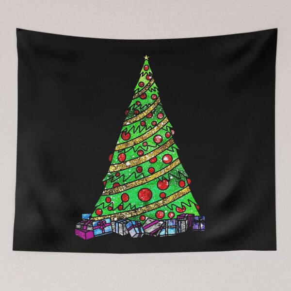 Item preview, Cosmic Christmas Tree with Presents  designed and sold by SilverFantasy.