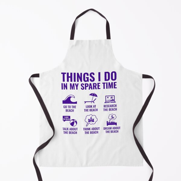 Item preview, Things I Do in My Spare Time – Beach Lover Edition | Funny Beach Life Design designed and sold by Sun Sand & Sea Art.