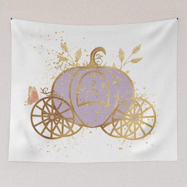 Item preview, Lavender Purple Pumpkin Carriage designed and sold by Fantasy2Reality.