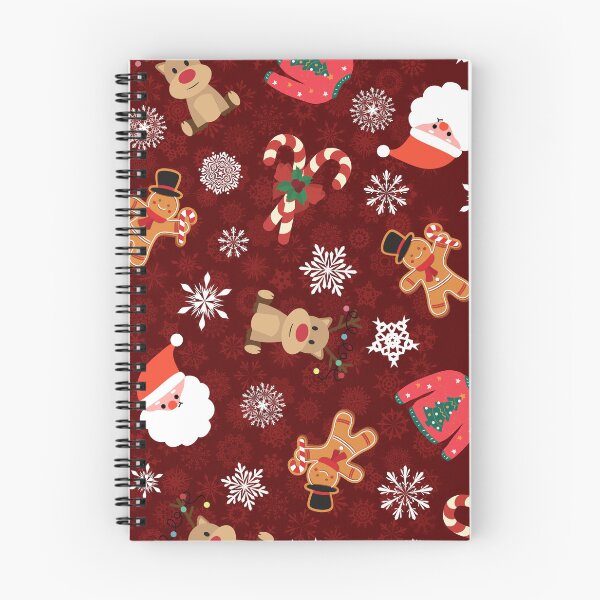 Item preview, christmas decoration Spiral Notebooks designed and sold by “Popvanta – pop-culture-t-shirt-store .