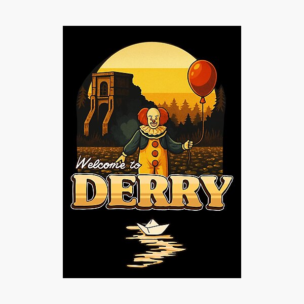 Item preview, Welcome to Derry, clown. designed and sold by Blck-Acid-Devil.