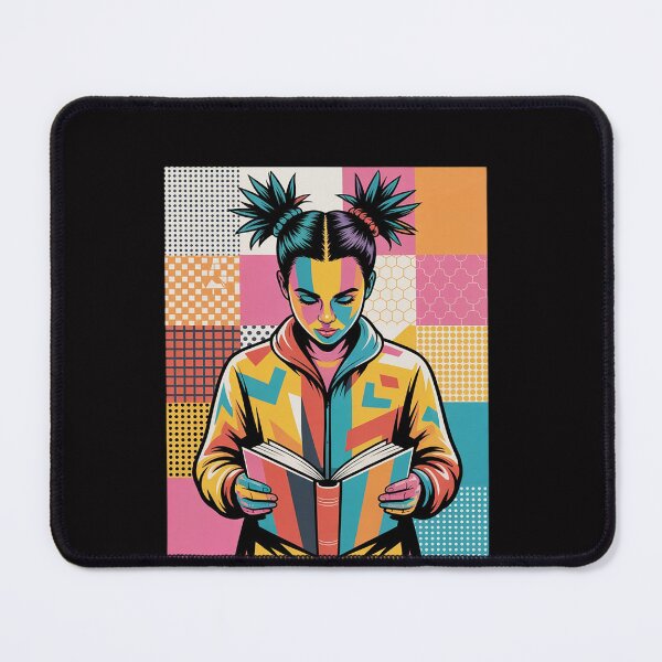 Item preview, Geometric Black History Educated Women Reading Book Melanin designed and sold by OlafLica.