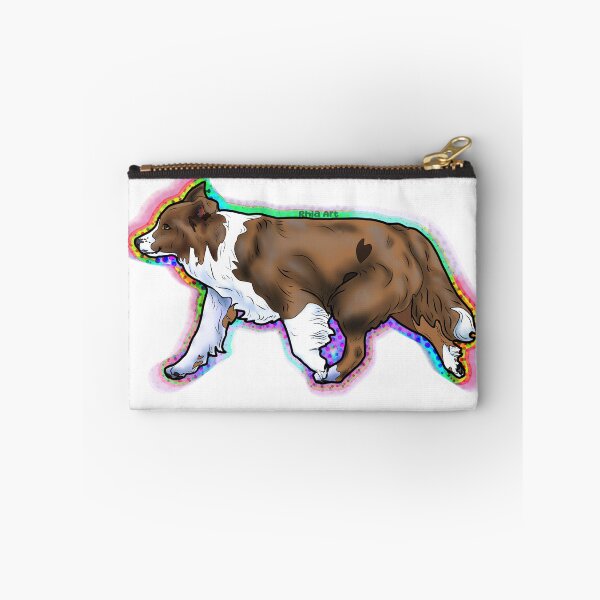 Item preview, Red border collie rainbow designed and sold by Rhia4rt.