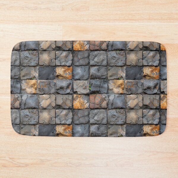 Item preview, Weathered Rustic Stone Cobblestone Paving Texture designed and sold by NTGUILTY.