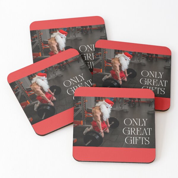 Item preview, Only Great Gifts – Funny Christmas Design with Fit Santa Claus designed and sold by MuffinInk.