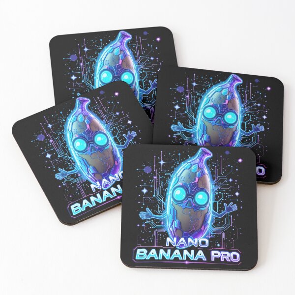 Item preview, Cyber Nano Banana Pro – Futuristic Tech Banana Character designed and sold by ANOMIC ⭐⭐⭐⭐⭐.