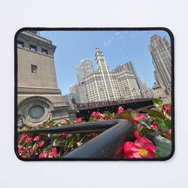Item preview, Michigan Avenue Bridge and Bridgehouses designed and sold by vasi imagery.