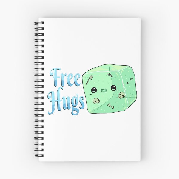 Item preview, Free Hugs Gelatinous Cube DnD Cute Ooze Funny T-Shirt designed and sold by Louise Nilsson.