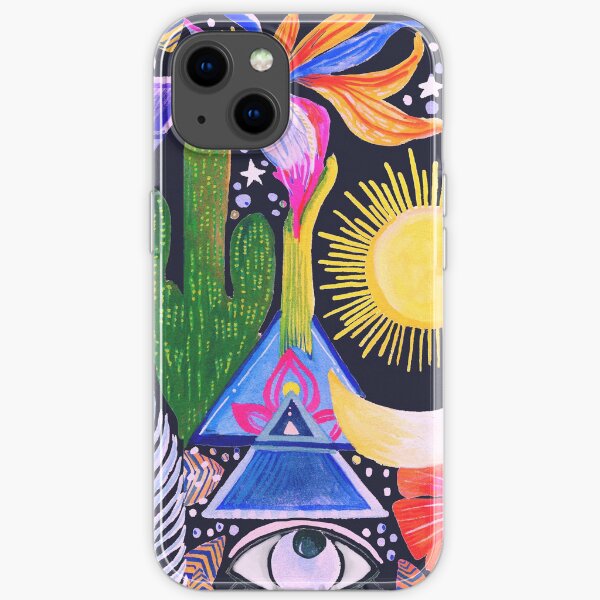 Cactus Sunrise Looking at You iPhone Soft Case
