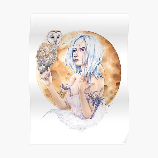 A girl and her owl Poster