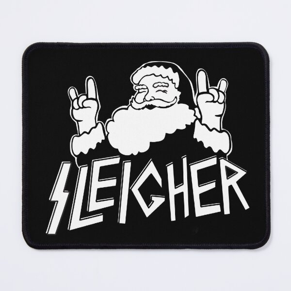 Item preview,  Santa goes Metal Santa Sleigher Funny Christmas for Metalheads designed and sold by SusanaDesigns.