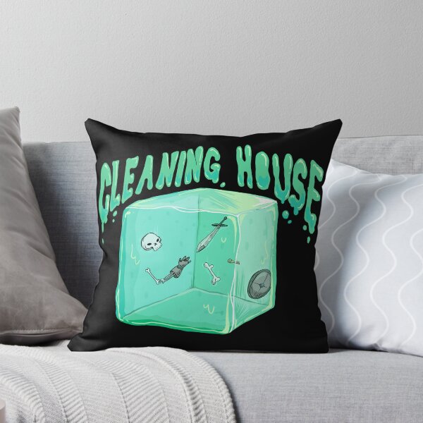 Item preview, “Cleaning House Gelatinous Cube DnD Funny Ooze T-Shirt designed and sold by Louise Nilsson.