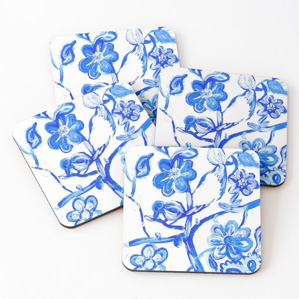 Item preview, Blue Birds by CK designed and sold by carlyartstudio.