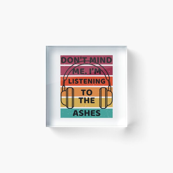 Item preview, Funny Retro Sunset I'm Listening to the Ashes designed and sold by MimsTees.