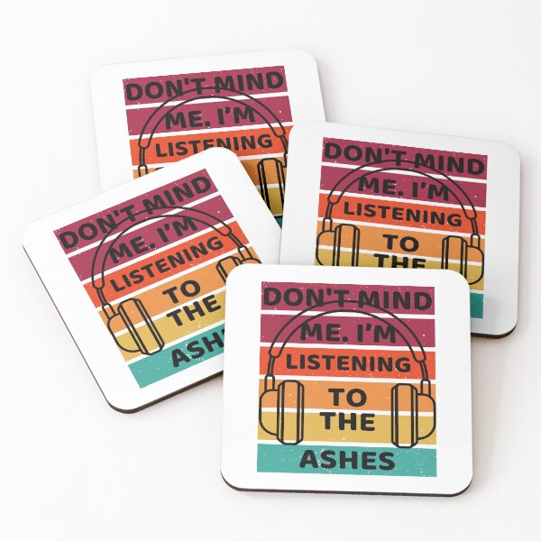 Item preview, Funny Retro Sunset I'm Listening to the Ashes designed and sold by MimsTees.