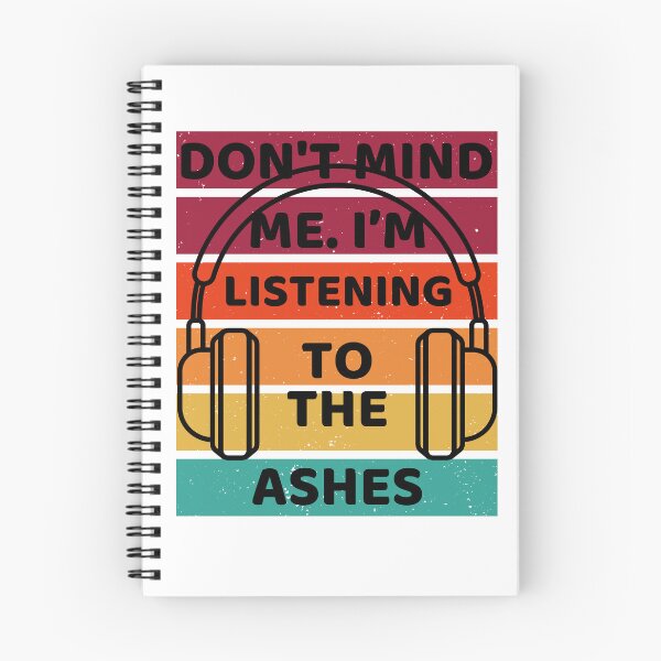 Item preview, Funny Retro Sunset I'm Listening to the Ashes designed and sold by MimsTees.