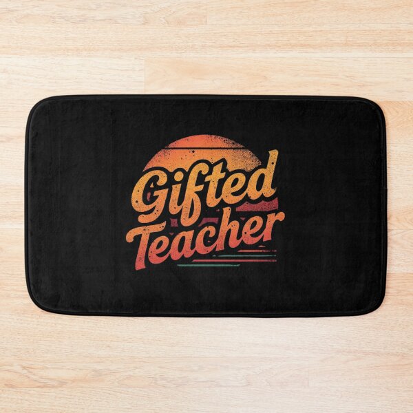 Item preview, Gifted Teacher - retro colors Design designed and sold by Happyhoo1.