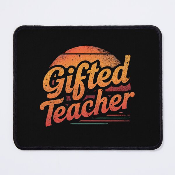 Item preview, Gifted Teacher - retro colors Design designed and sold by Happyhoo1.