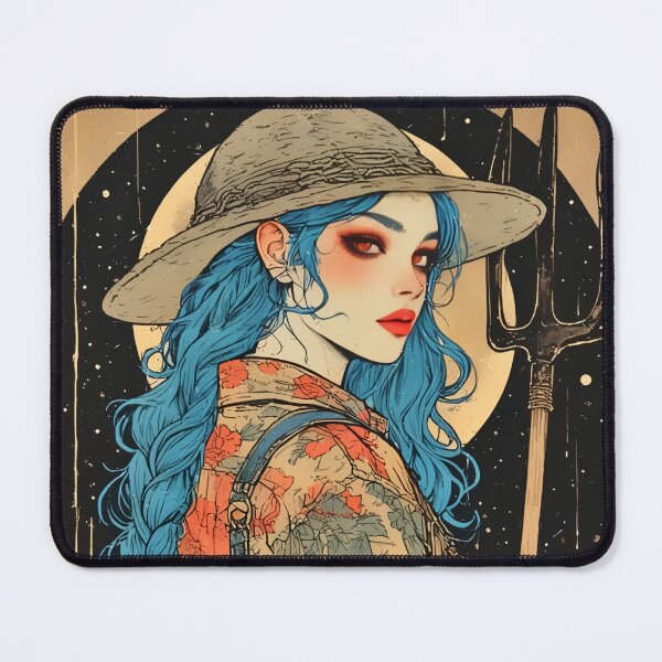 Item preview, Moonlit Farm Guardian – Fantasy Folk Art designed and sold by Neer arts.