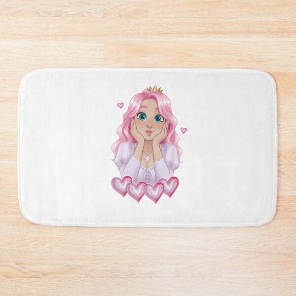 Item preview, Pink Hair Princess Love Hearts Disney Style designed and sold by Heleniya.