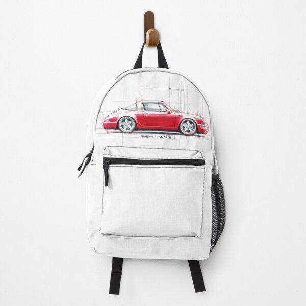 Item preview, Vintage Porsche 911 Targa sketch illustration designed and sold by blackdogshop.