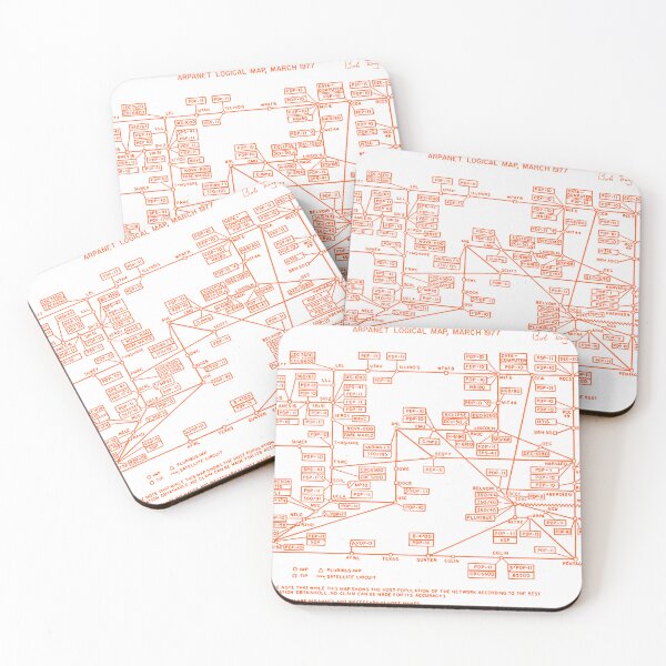 Item preview, Arpanet Logical Map 1977 designed and sold by HaemishBew.
