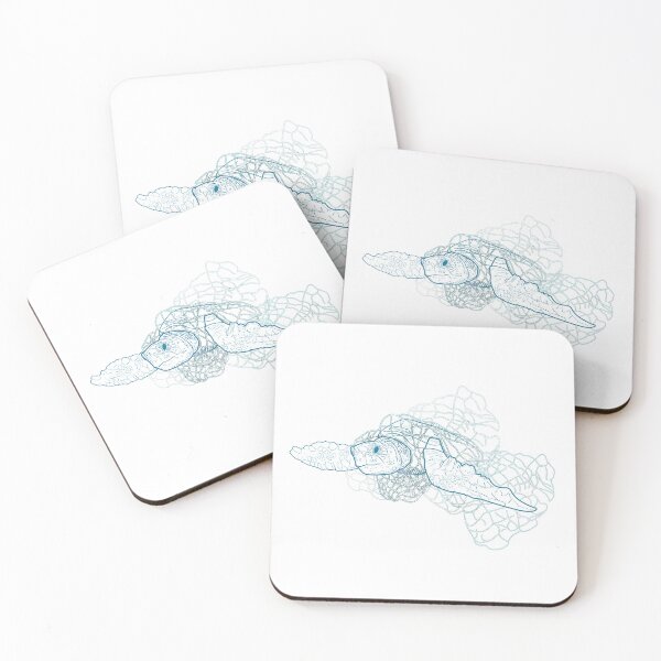 Item preview, Turtle in a Fishnet designed and sold by DiogoS-SciArt.