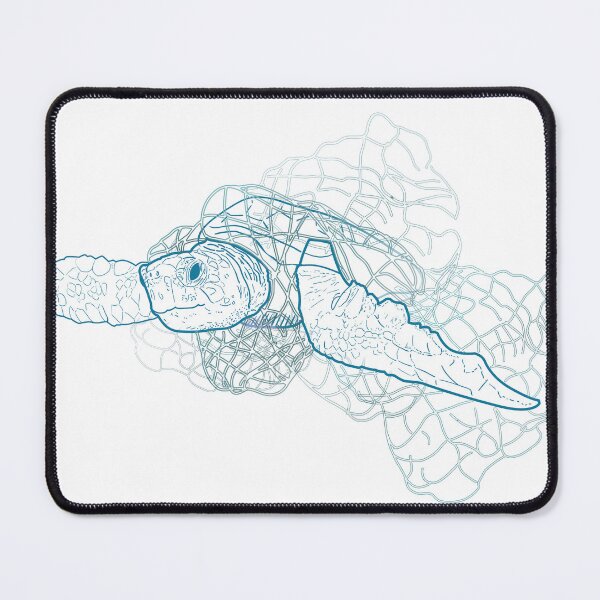 Item preview, Turtle in a Fishnet designed and sold by DiogoS-SciArt.