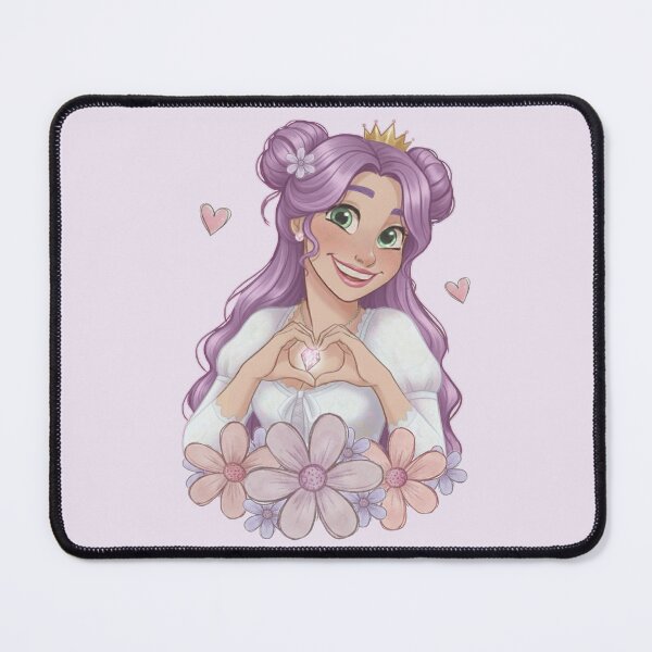 Item preview, Cute Purple Hair Princess Heart Hand Gesture - Disney style designed and sold by Heleniya.