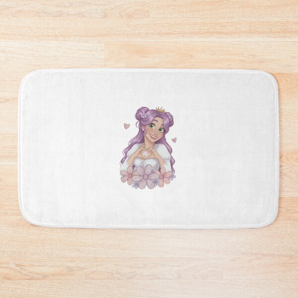 Item preview, Cute Purple Hair Princess Heart Hand Gesture - Disney style designed and sold by Heleniya.
