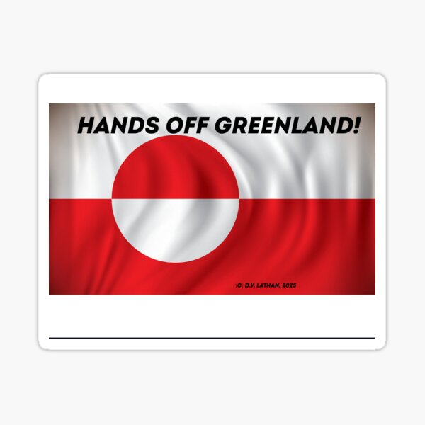 Item preview, Hands Off Greenland! designed and sold by Radicomics.