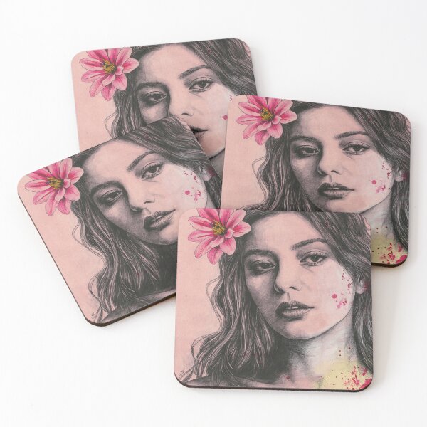 Item preview, Beautiful woman with pink flowers designed and sold by Marco Paludet.