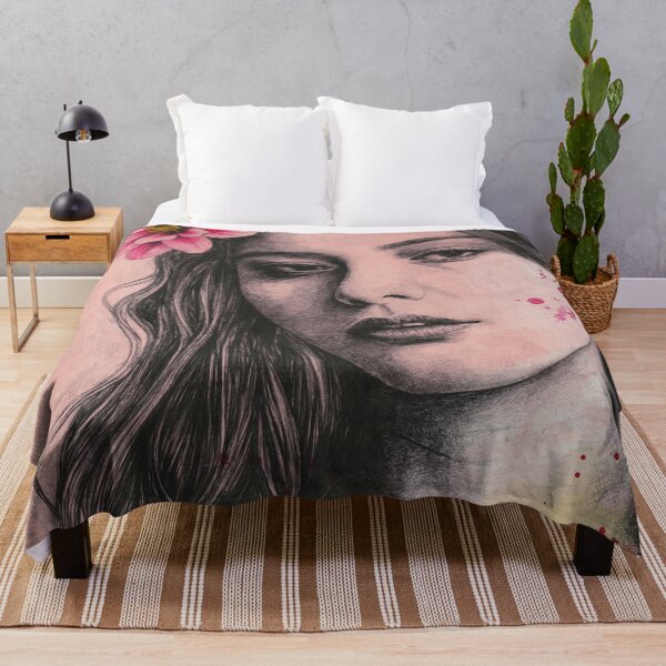 Item preview, Beautiful woman with pink flowers designed and sold by Marco Paludet.