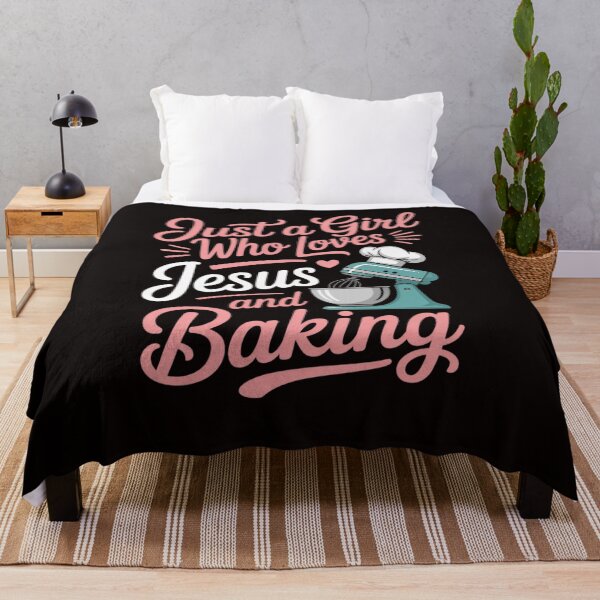 Item preview, Just A Girl Who Loves Jesus And Baking designed and sold by LapFemile.
