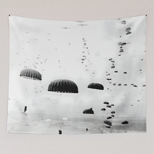 Item preview, Waves of Paratroopers Land in Holland During World War II designed and sold by Jon-Baran.