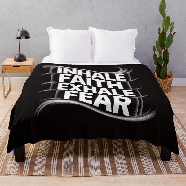 Item preview, Inhale Faith Exhale Fear Motivational designed and sold by LapFemile.