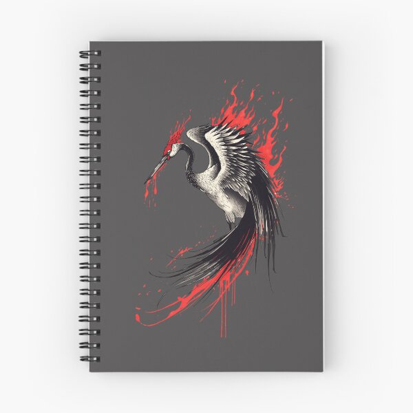Item preview, Chinese crane on fire designed and sold by MoonFishMM.
